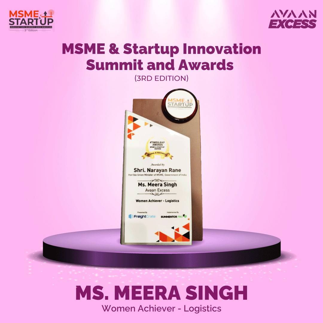 MSME Awards | Excess Baggage delivery | Avaan Excess